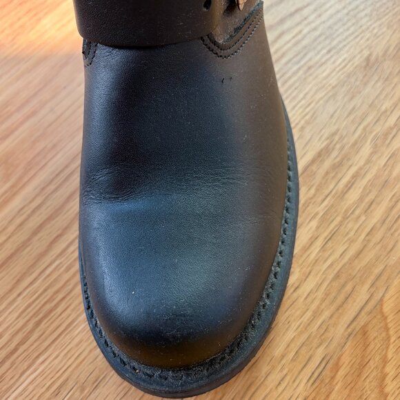 Frye Veronica Slouch riding boot W 8.5 Black leather knee high perfect condition - Picture 11 of 11